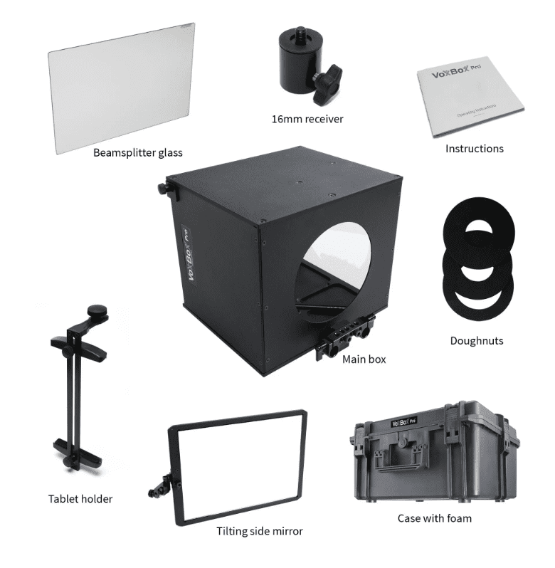 Teleprompter / Spiegelsystem VoxBox Pro MKII Kit
